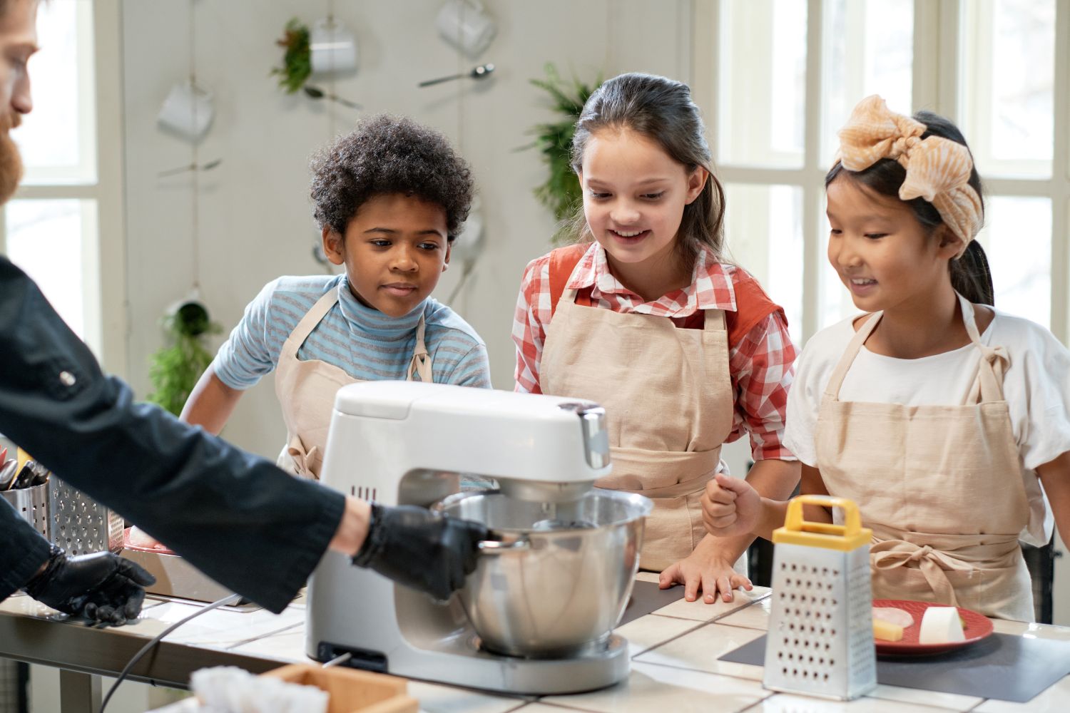 Learning about baking.