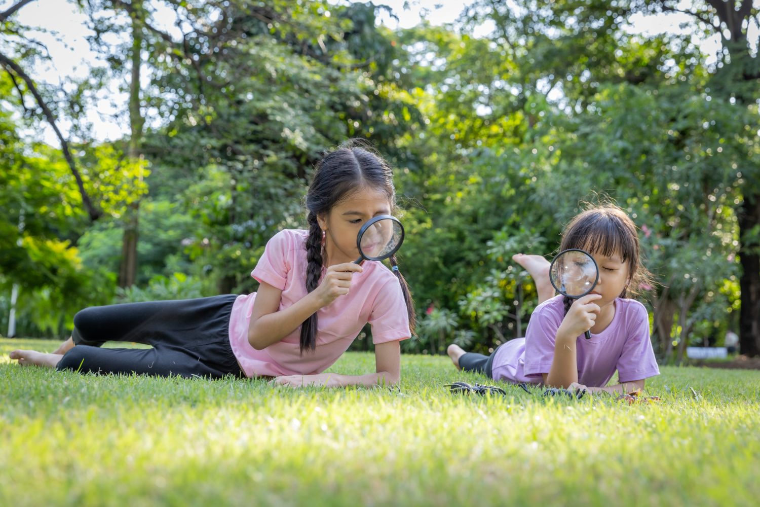 Taking children to observe learning activities